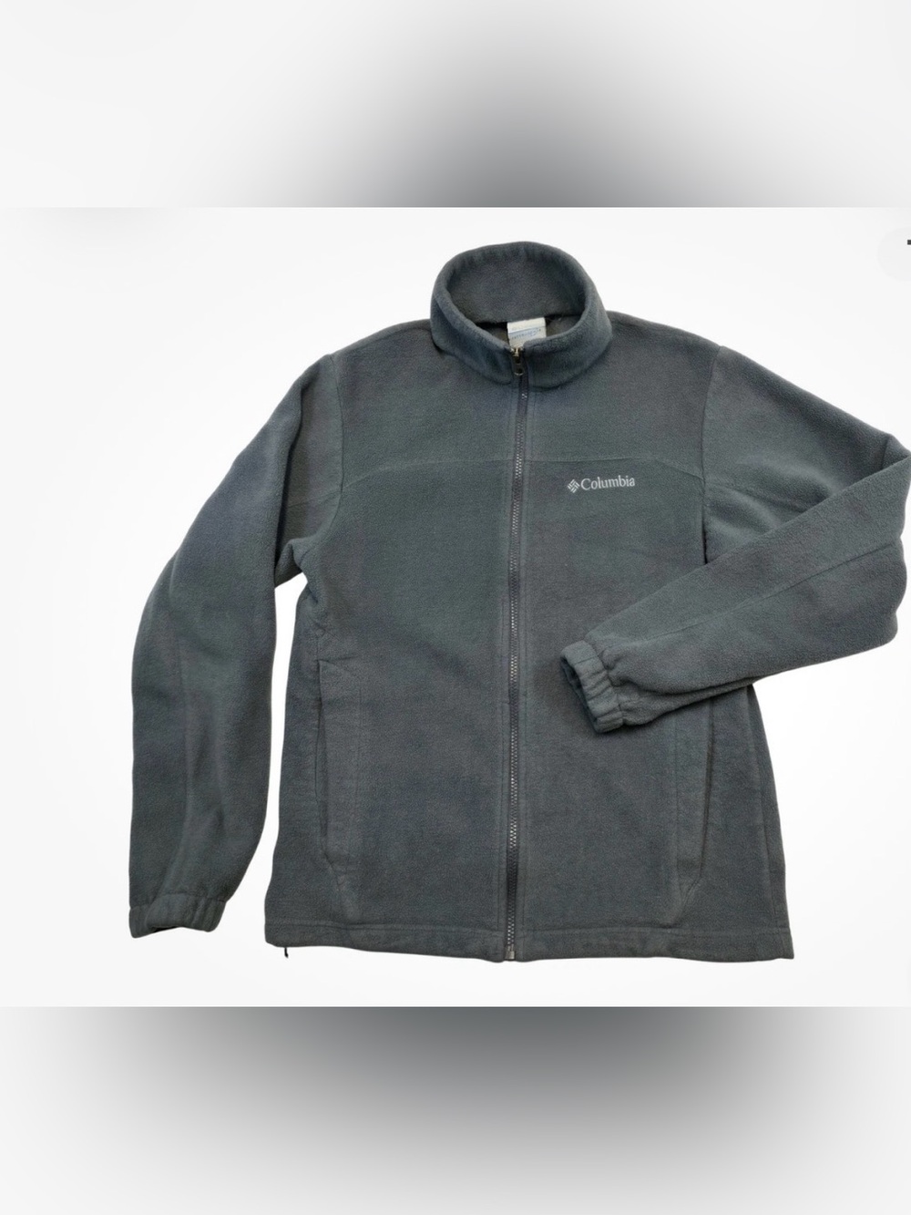 Columbia Interchange Fleece Jacket Gray, Full Zip, Warm, Outdoor, Style Size L